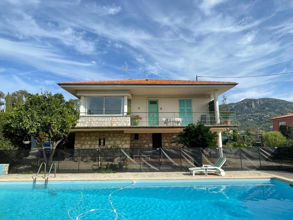 Bas De Villa Avec Acces Piscine Pres De Nice Cannes Monaco Carros Extérieur photo